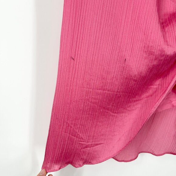 NWT Veronica Beard Gabriella Halter Tie Neck Dress in Pink Sherbet - Picture 10 of 10